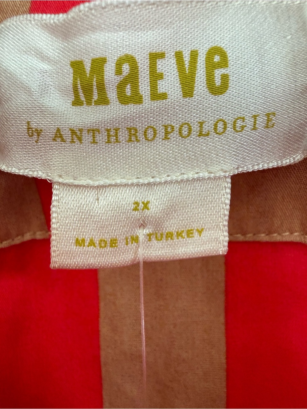 The Bettina Tiered Shirt Dress Maeve by Anthropologie 2X - Picture 9 of 16
